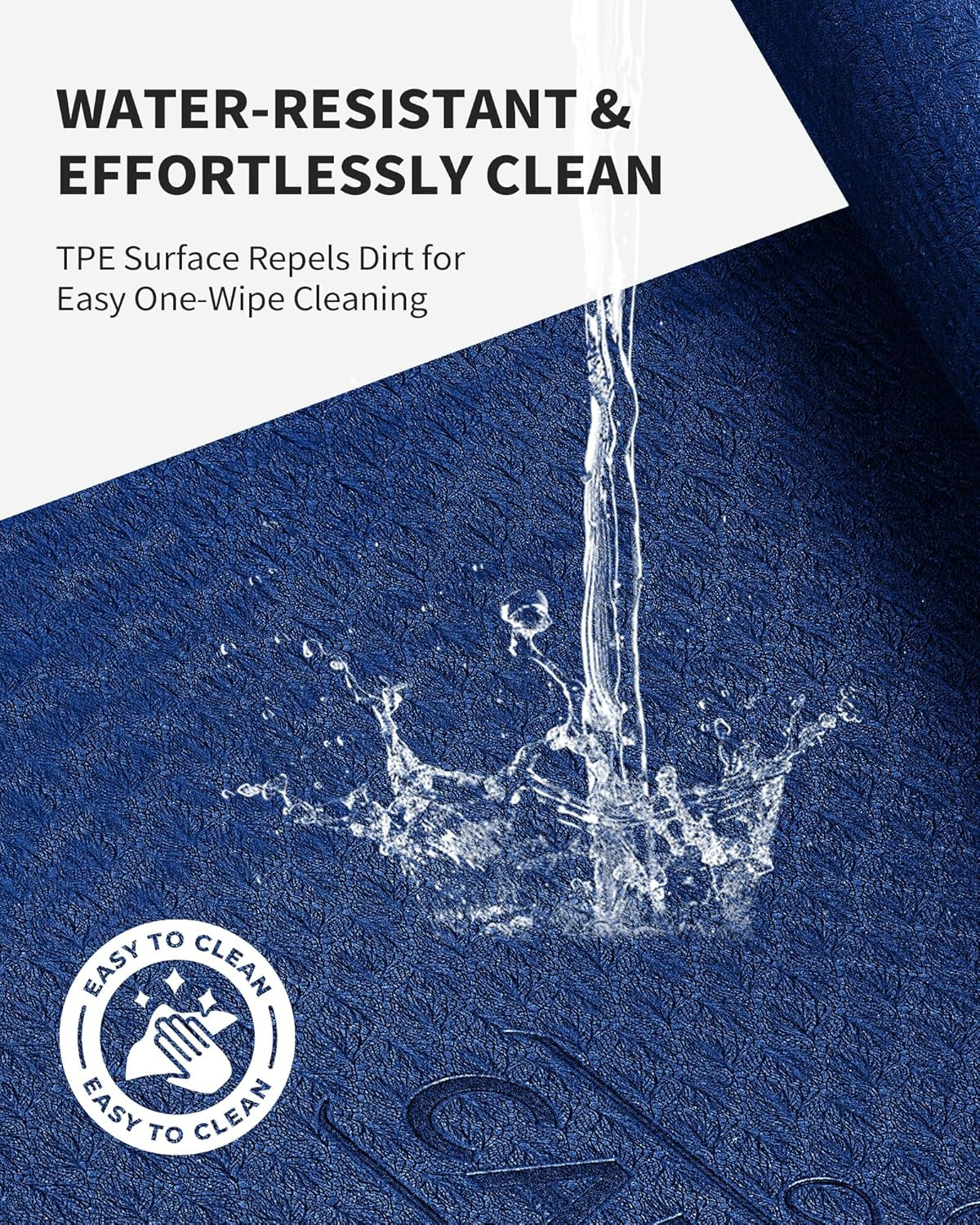 Large Yoga Mat (6'X 4'), Extra Wide Workout Mat for Men and Women, 0.24''/0.32''/0.4''/0.48'' Thick Exercise Fitness TPE Mat for Home Gym, Yoga, Pilates, Workout (Barefoot Exercise)